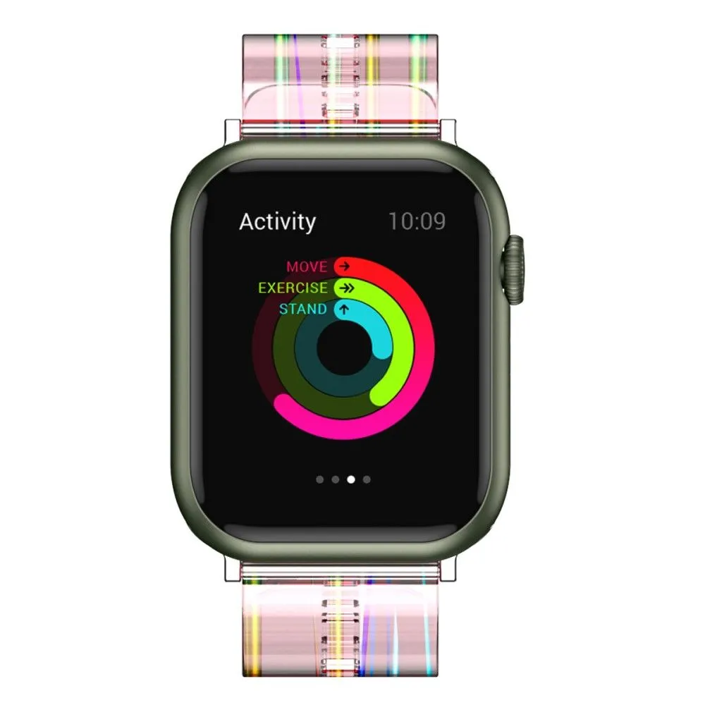 Apple Watch (45mm) flexible transparent watch strap - Transparent Pink