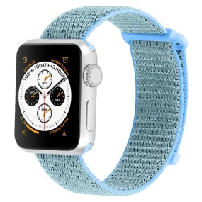 Apple Watch (45mm) nylon watch strap - Lake Blue