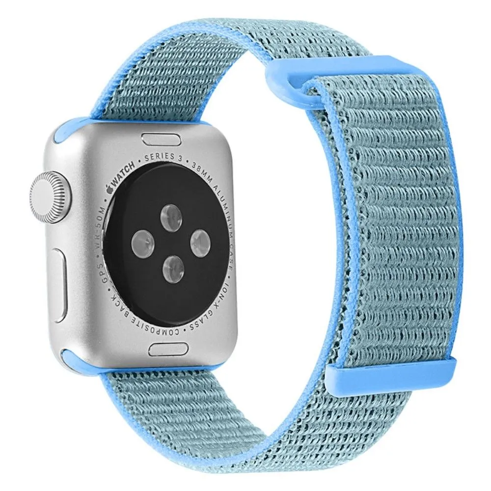 Apple Watch (45mm) nylon watch strap - Lake Blue