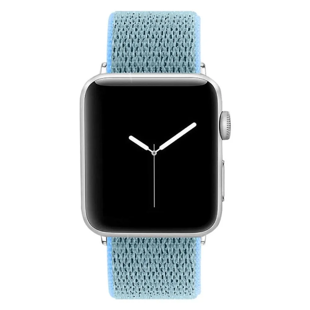 Apple Watch (45mm) nylon watch strap - Lake Blue