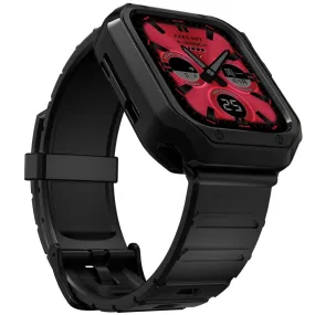 Apple Watch (45mm) TPU watch strap   frame - Black