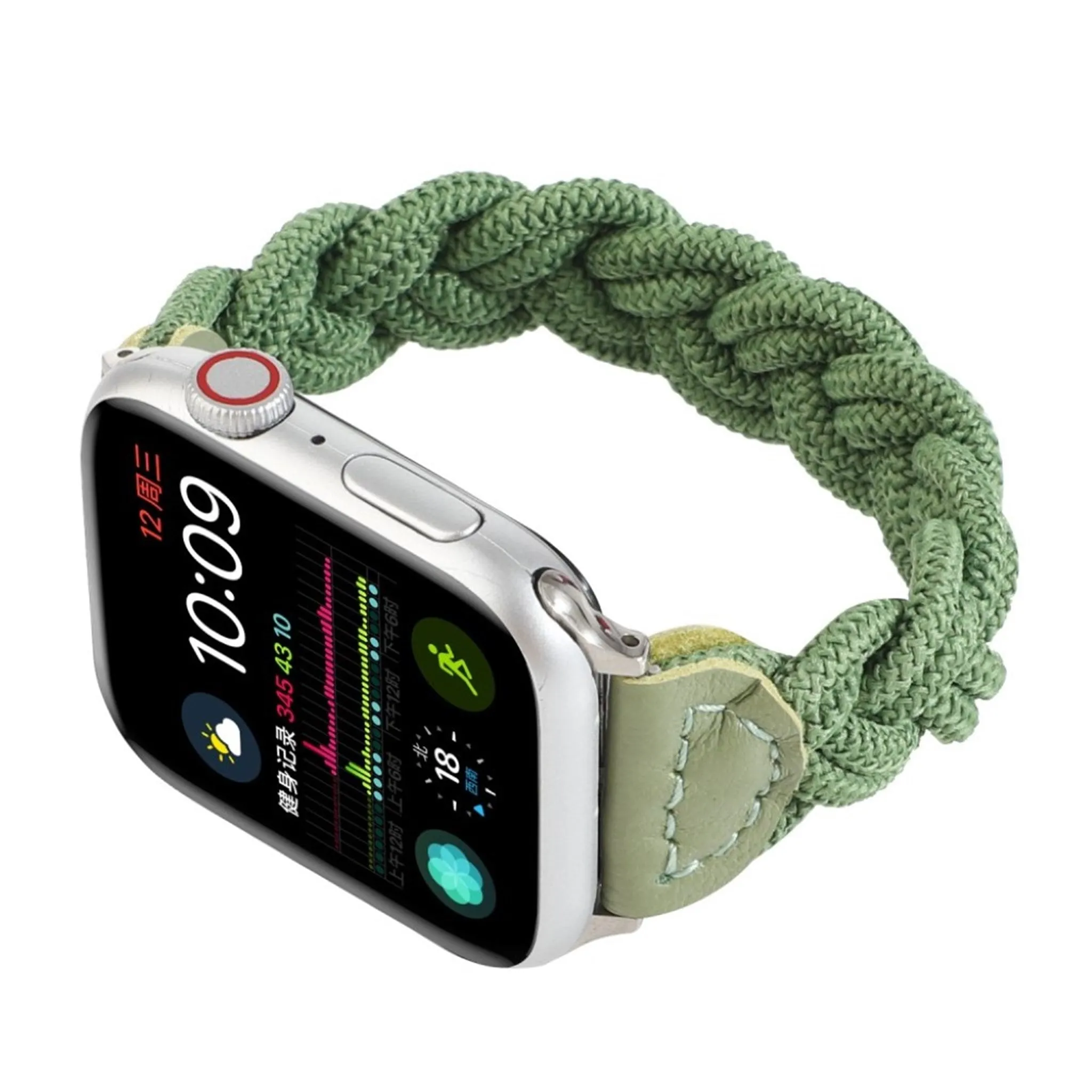 Apple Watch Series 6 / 5 40mm woven style watch band - Green