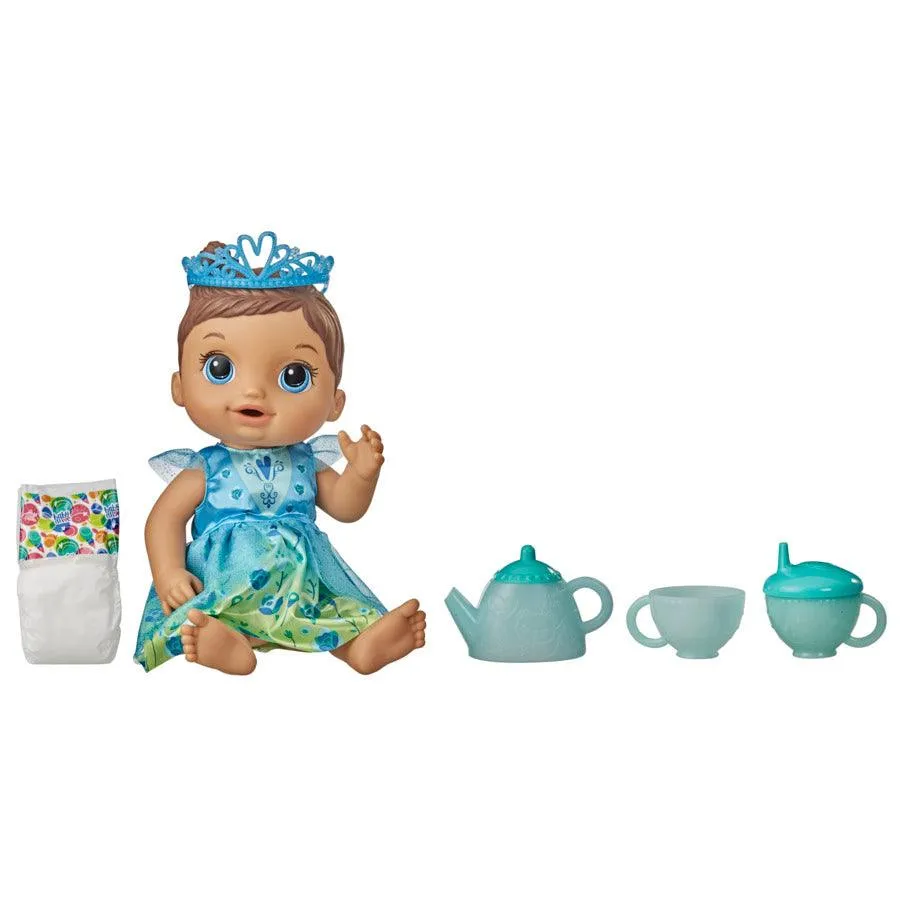 Baby Alive Tea Sparkles Baby Doll, Color-Changing Tea Set, Doll Accessories, Drinks, Wets