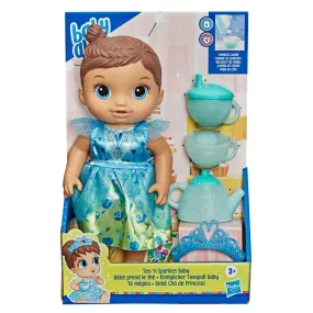 Baby Alive Tea Sparkles Baby Doll, Color-Changing Tea Set, Doll Accessories, Drinks, Wets