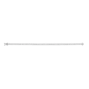 Baguette Eternity Bracelet - White Gold