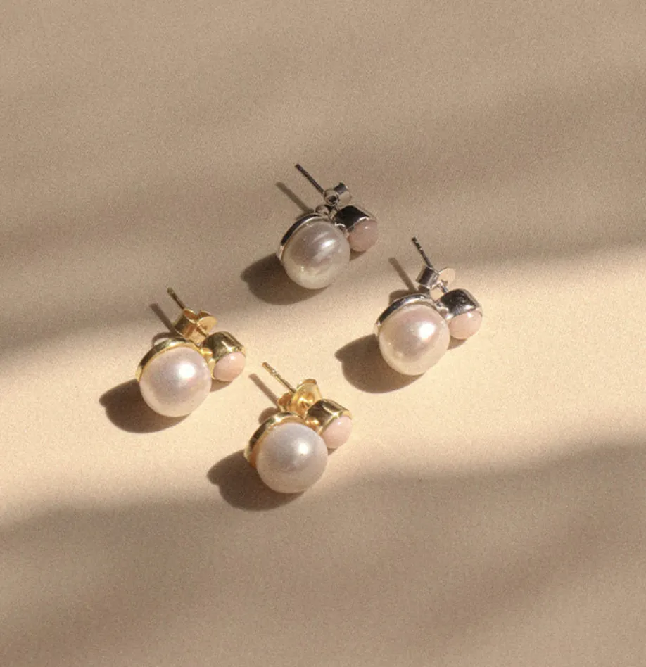 Bianc Aquatic Earrings Gold