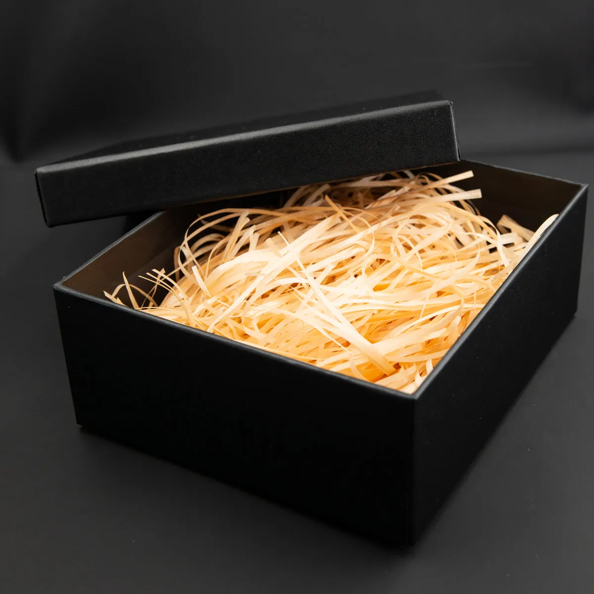 Black Gift Box with Raffia for Tiaras/Headband
