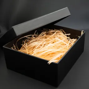 Black Gift Box with Raffia for Tiaras/Headband