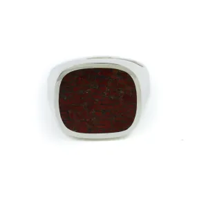 Black Jade x Signet Inlay Ring