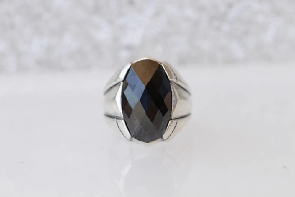 BLACK ZIRCON RING