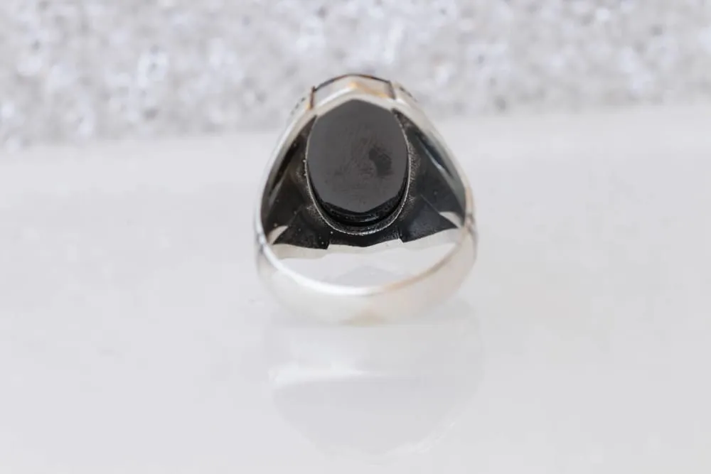 BLACK ZIRCON RING