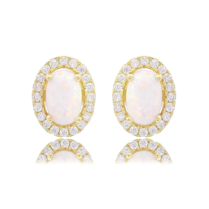 BLACKWATTLE OPAL GLOW EARRINGS