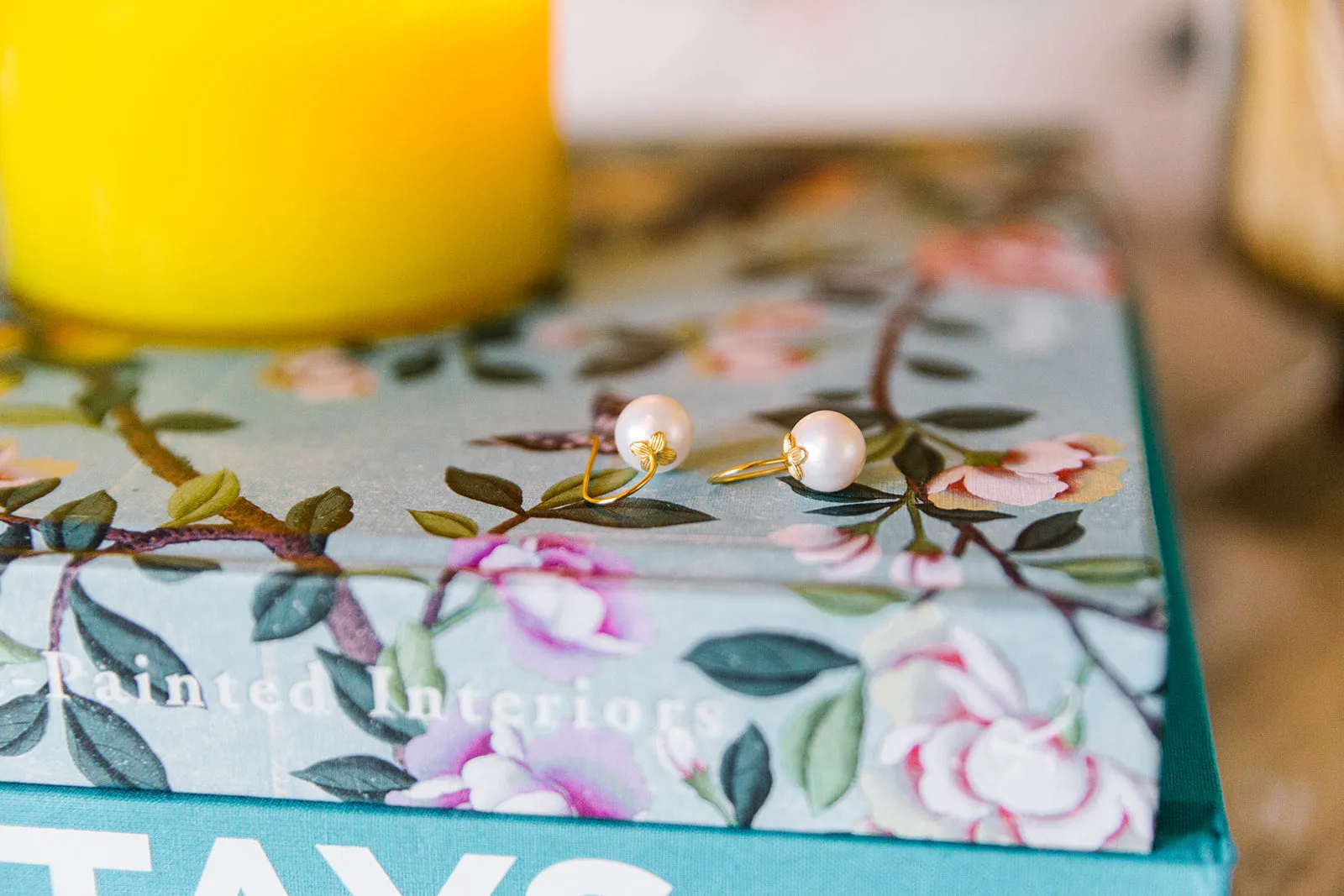 Bloom Pearl Hook Earrings