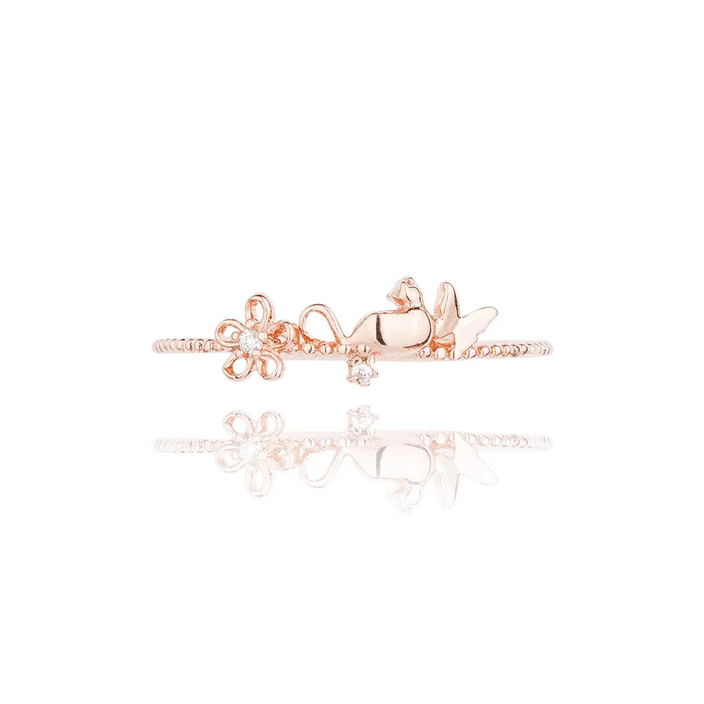 Blooming Cat Ring