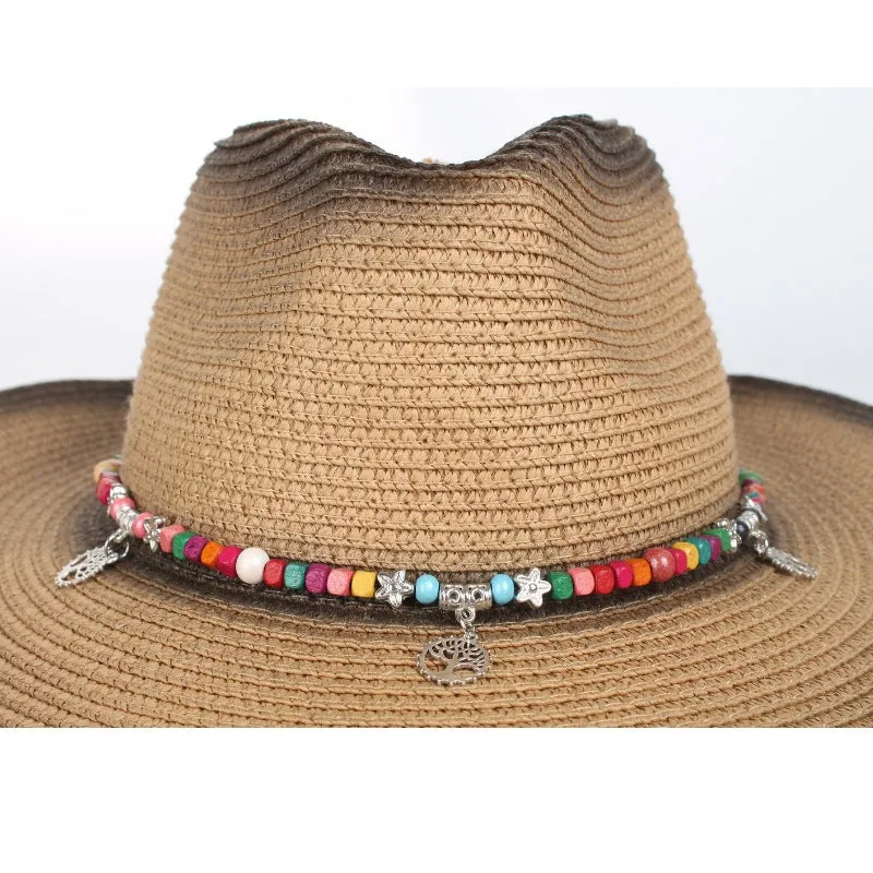 Bohemian Hat Band with Beads