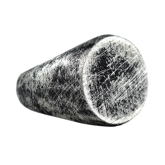 Bold Globe Ring | Roman Numerals
