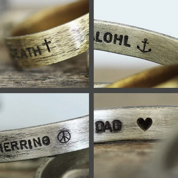 Bold Globe Ring | Roman Numerals