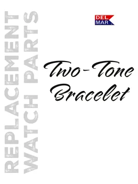 Bracelet: Two-Tone Stainless-Steel Bracelet Replacement