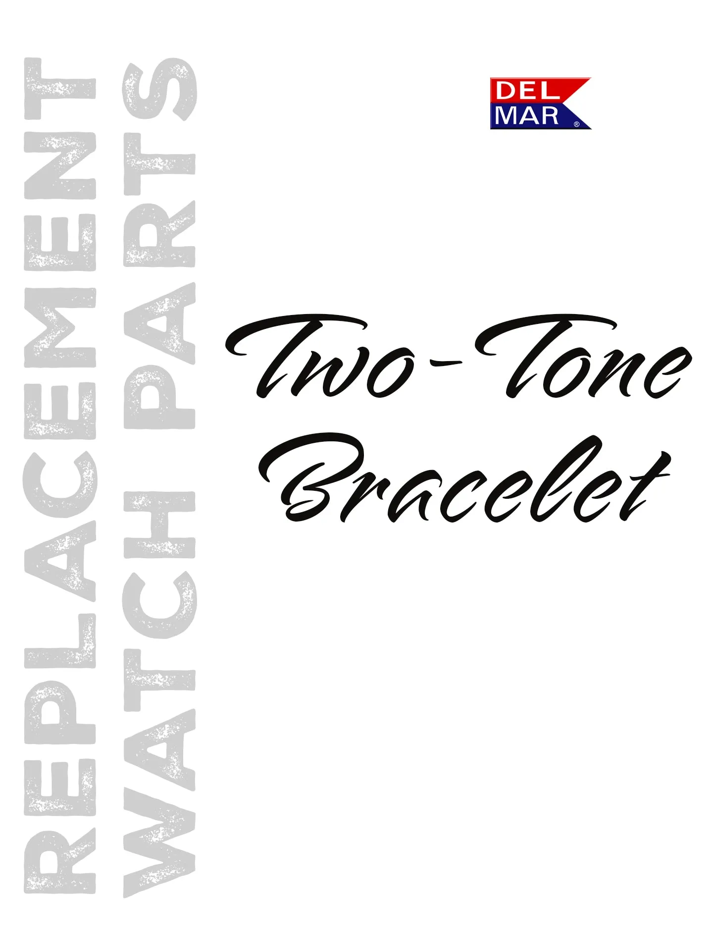Bracelet: Two-Tone Stainless-Steel Bracelet Replacement