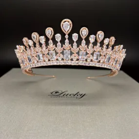 Bridal Crown, Quinceanera Tiara, Corona para Quince, Wedding Headpiece