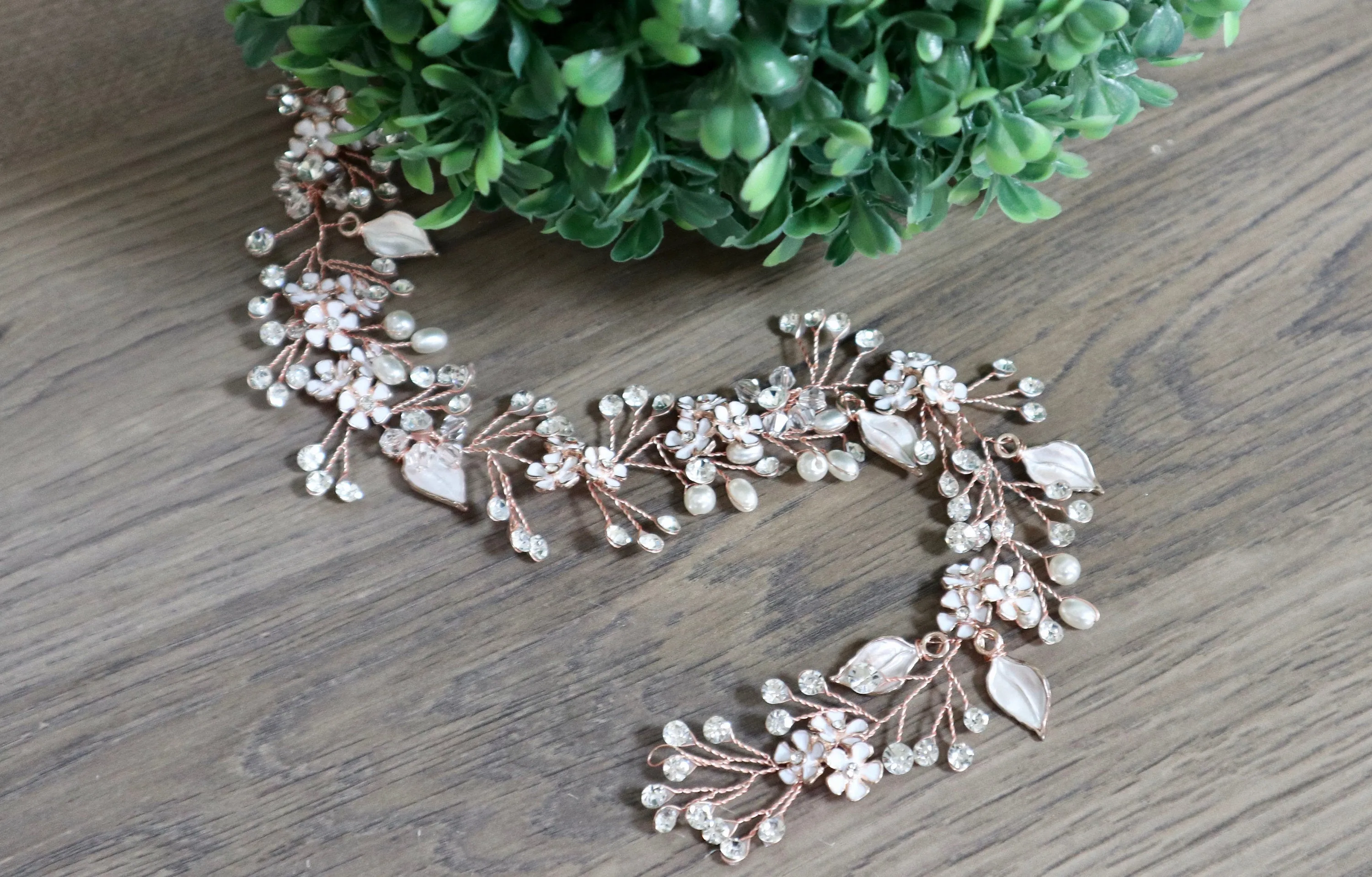 Bridal hair piece Bridal hair vine Silver Bridal headpiece Bridal hair comb Silver Wedding hair comb Wedding hair piece Silver hair vine