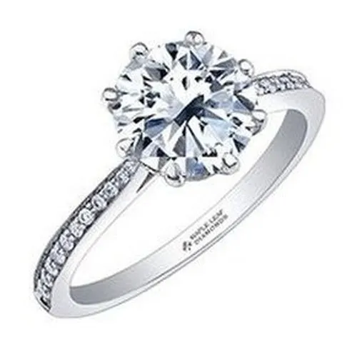 Brilliant cut Solitaire Engagement Ring 2.15 ct