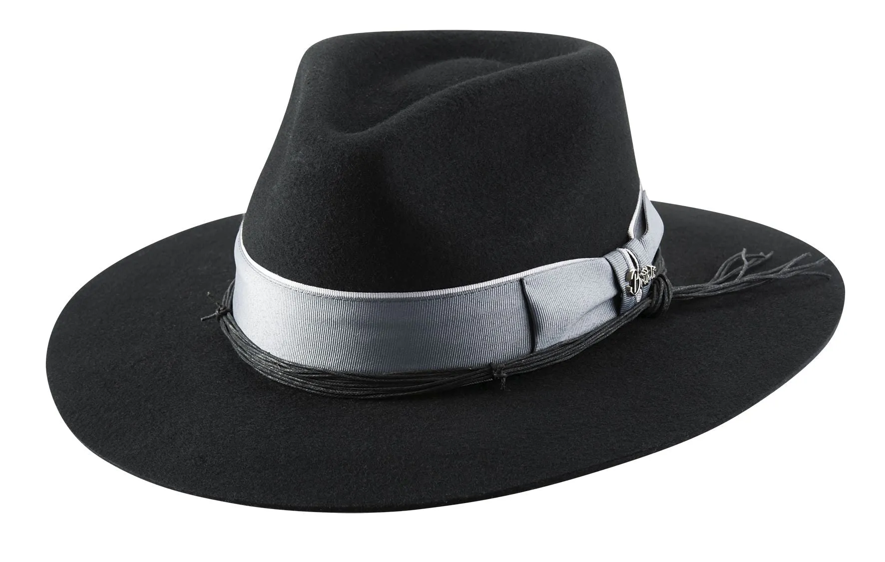 Brittoli Carte Blanche Wool Felt Wide Brim Fedora