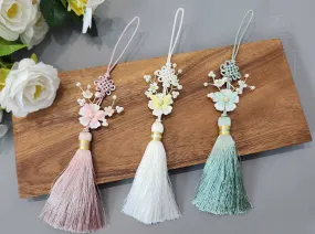 Butterfly on Flower Tassel Norigae (3 Colors)