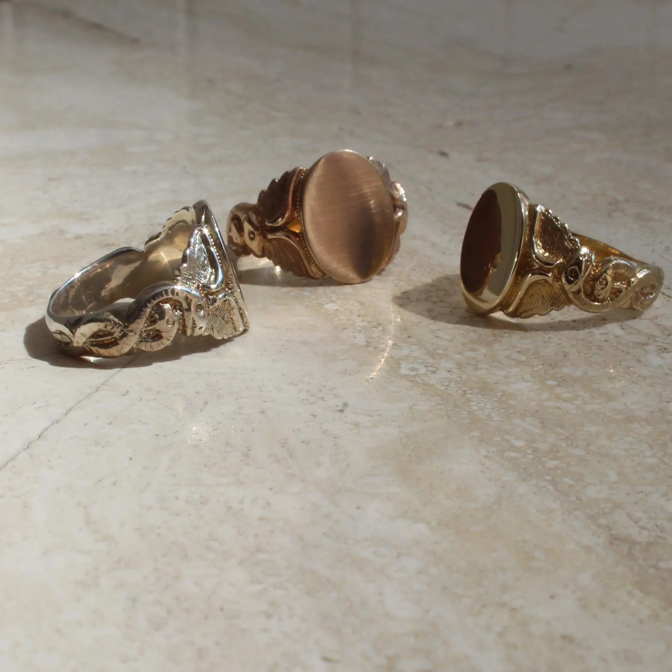 Caduceus Ring