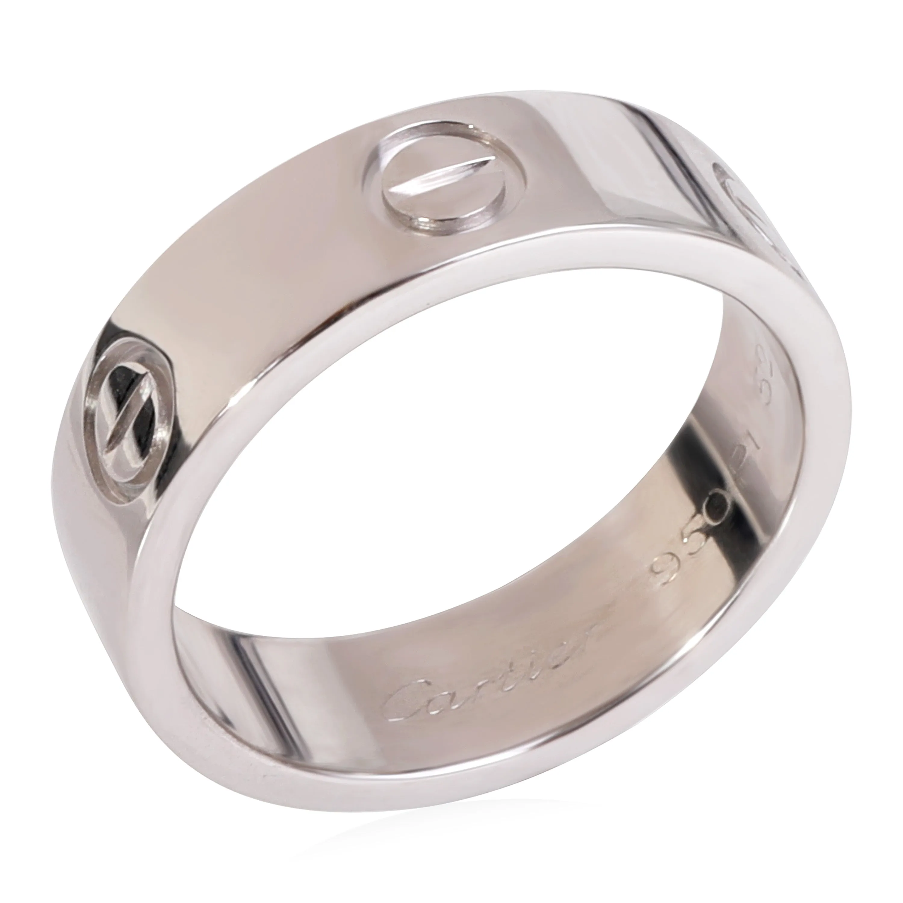 Cartier Love Ring in 950 Platinum