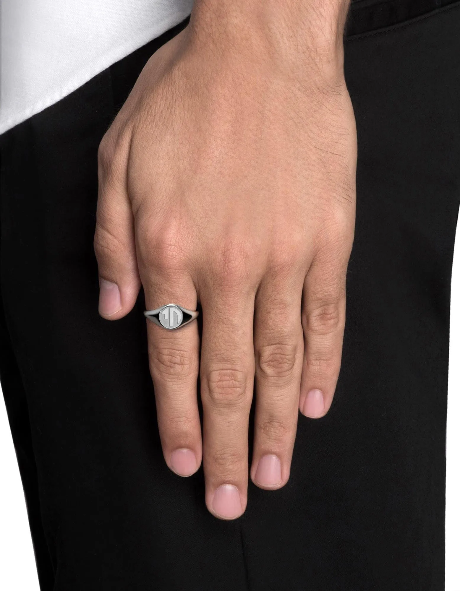 Chai Signet Ring, Sterling Silver