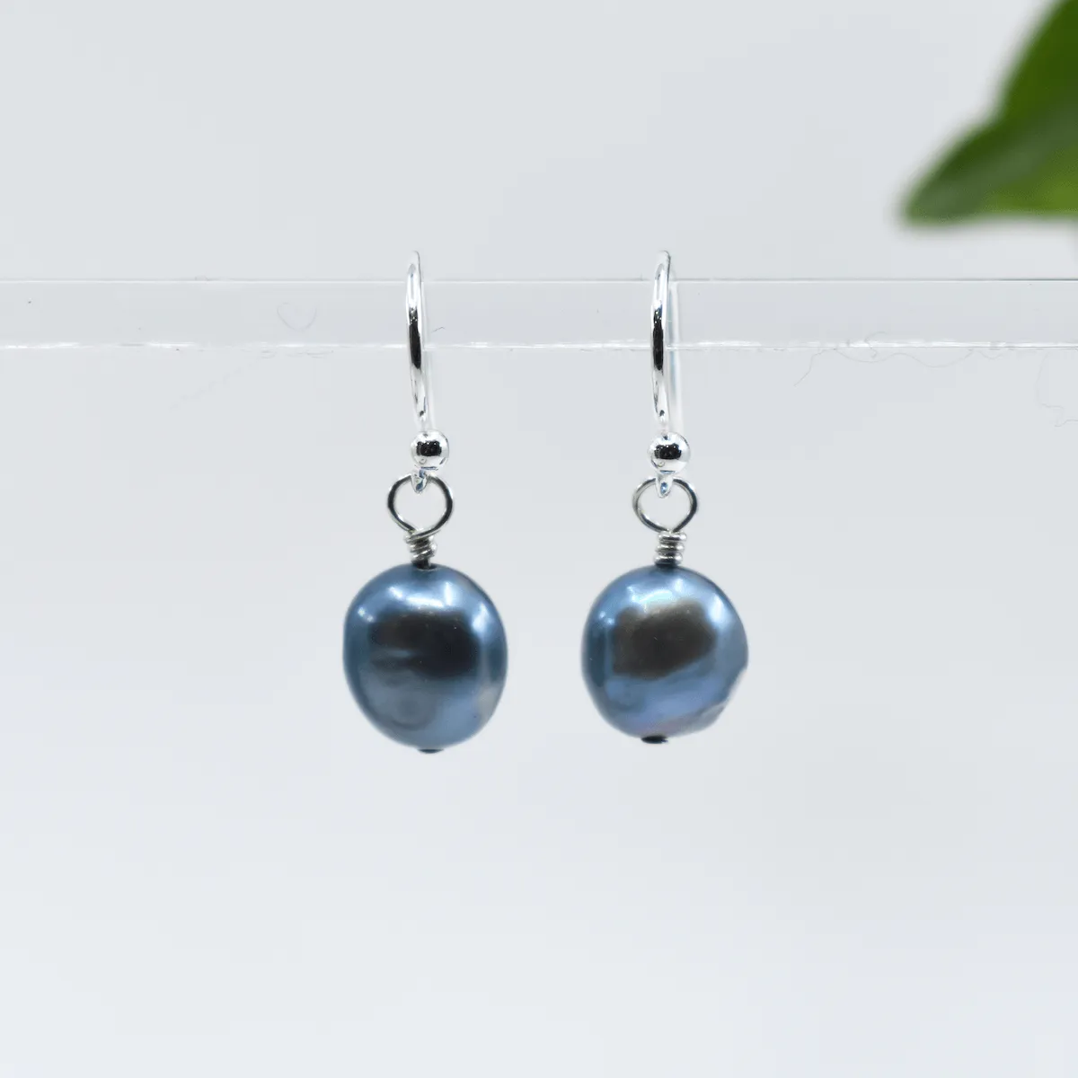 Champagne Freshwater Pearl Drop Earrings