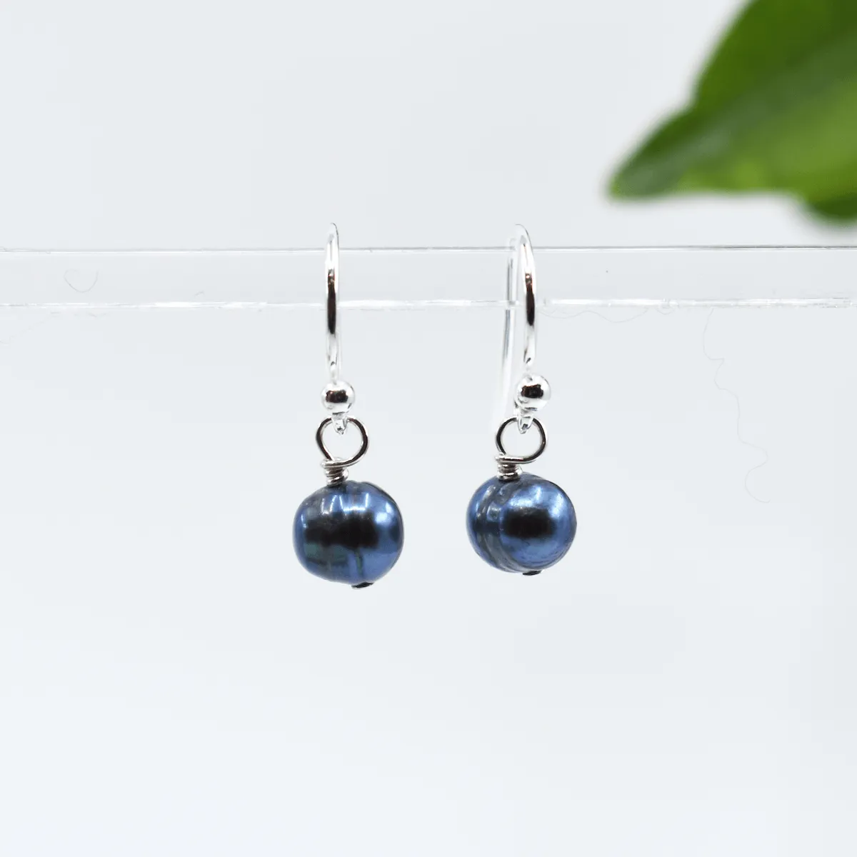 Champagne Freshwater Pearl Drop Earrings