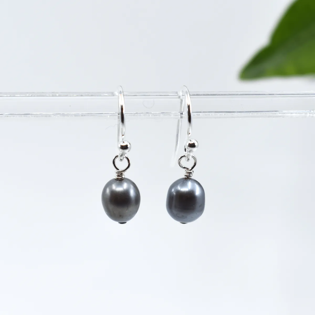 Champagne Freshwater Pearl Drop Earrings