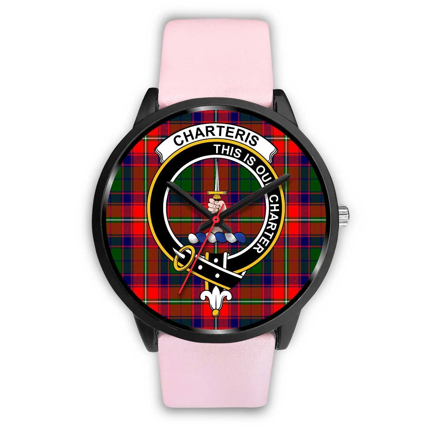 Charteris District Clan Badge Tartan Black Watch