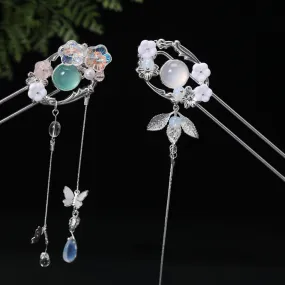 Chinese Style Step Shake and Tassel Hairpin