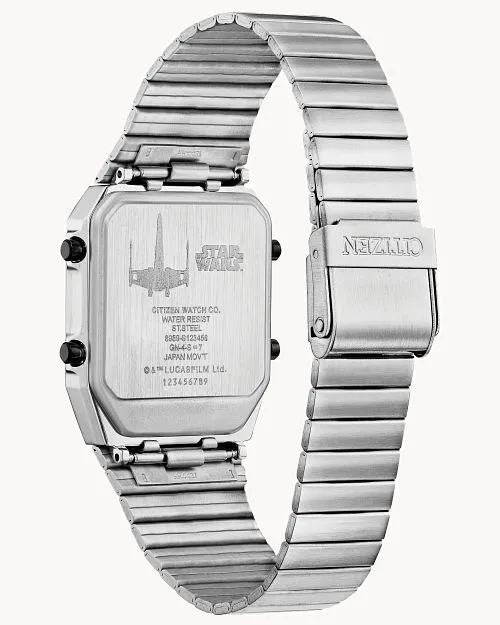 Citizen Rebel Pilot Black Dial Stainless Steel Bracelet Watch JG2108-52W