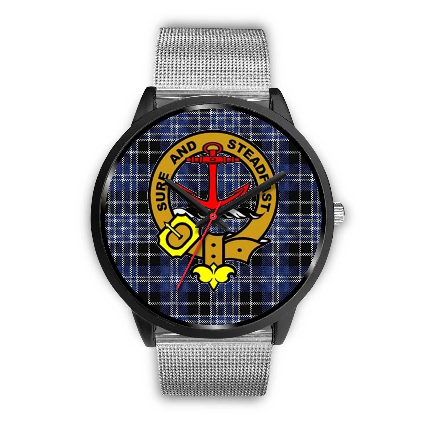 Clark Clan Badge Tartan Black Watch