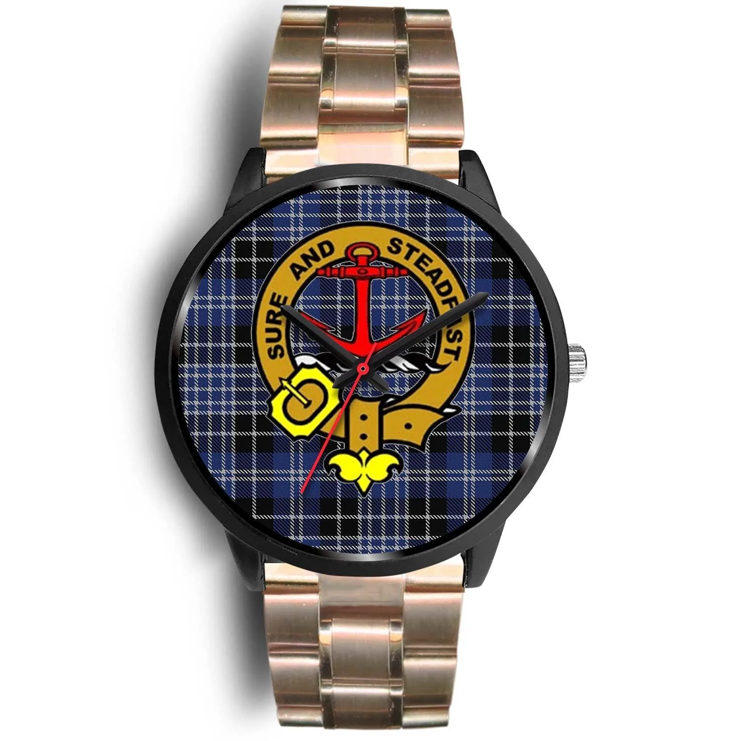 Clark Clan Badge Tartan Black Watch