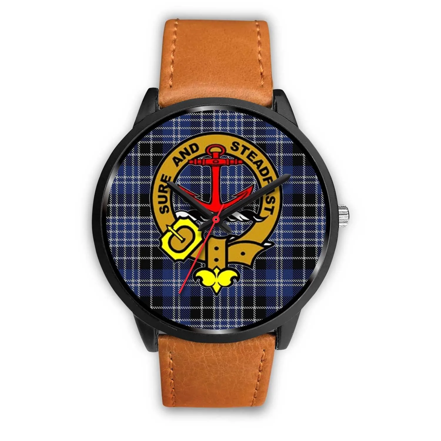 Clark Clan Badge Tartan Black Watch