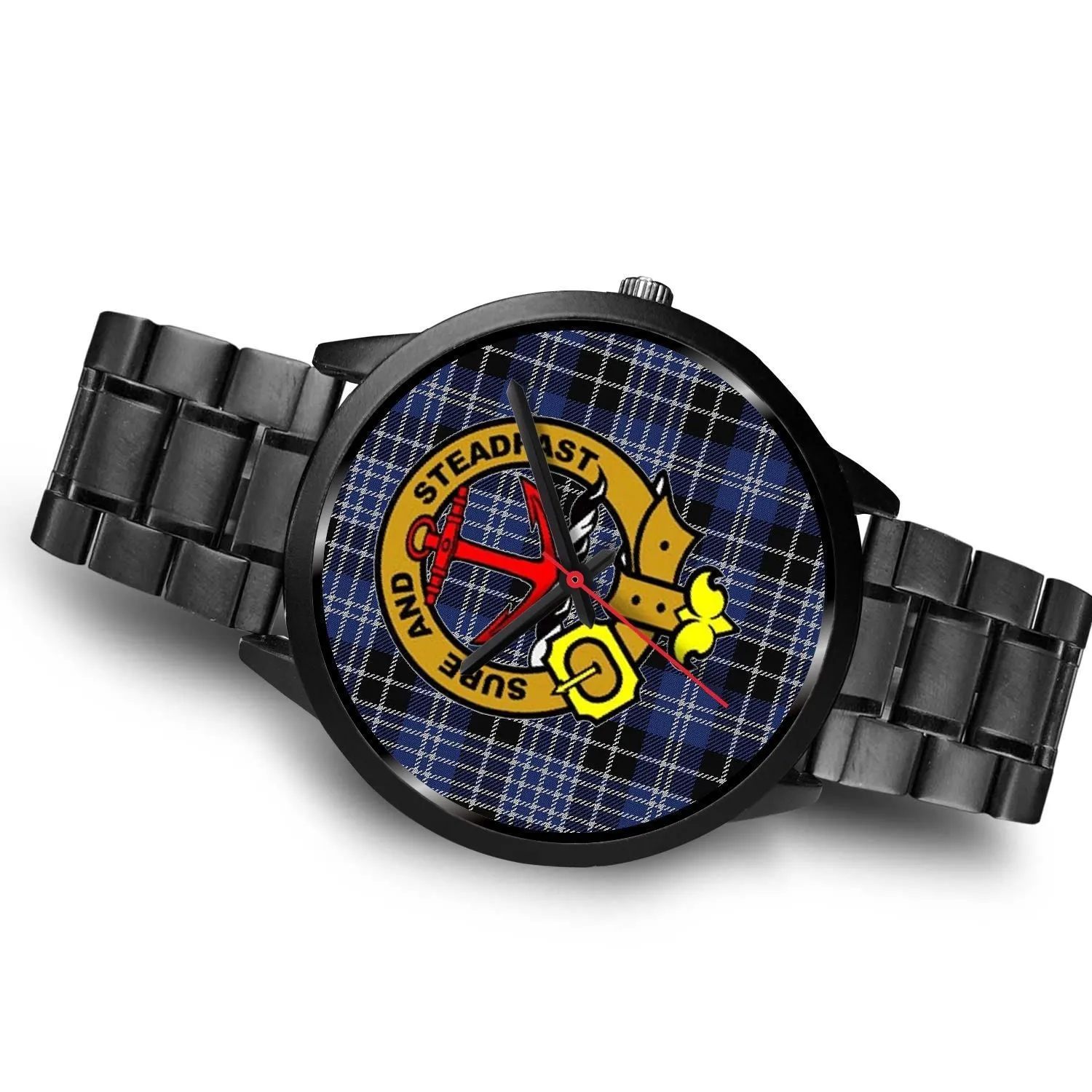 Clark Clan Badge Tartan Black Watch