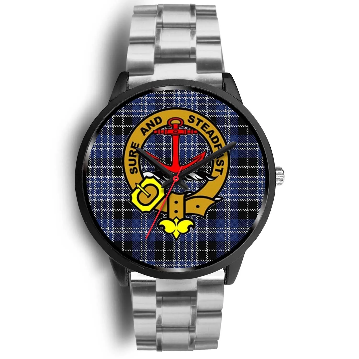 Clark Clan Badge Tartan Black Watch