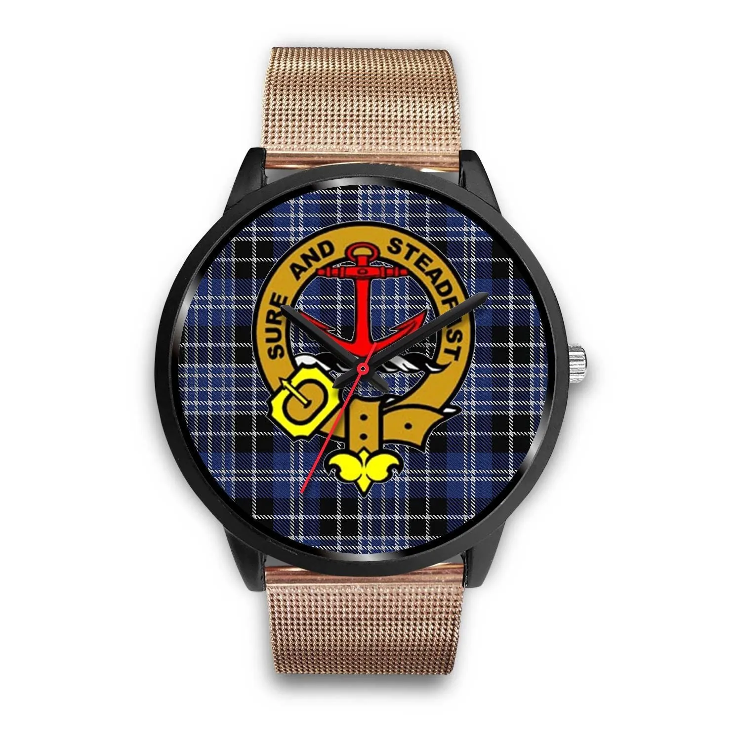 Clark Clan Badge Tartan Black Watch