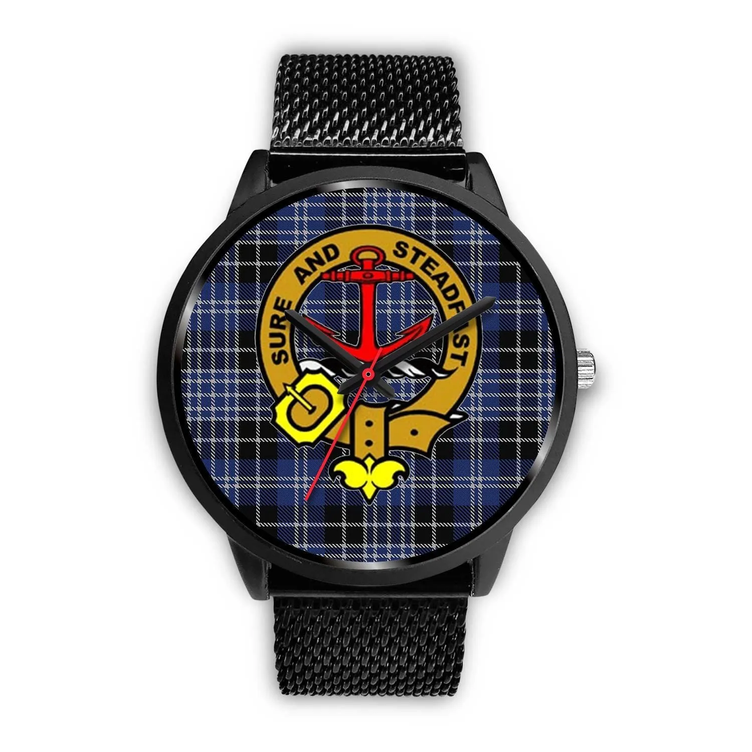 Clark Clan Badge Tartan Black Watch