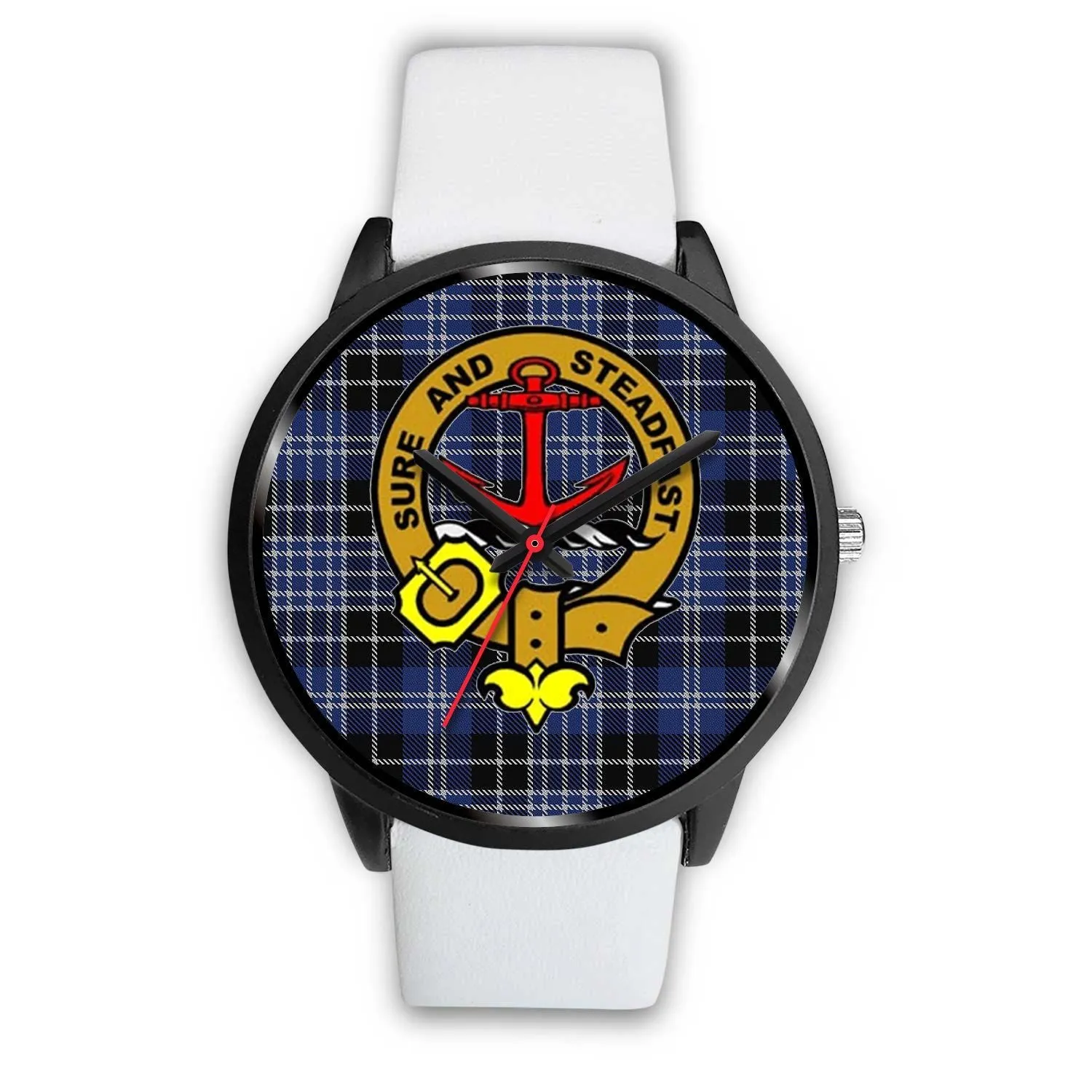 Clark Clan Badge Tartan Black Watch