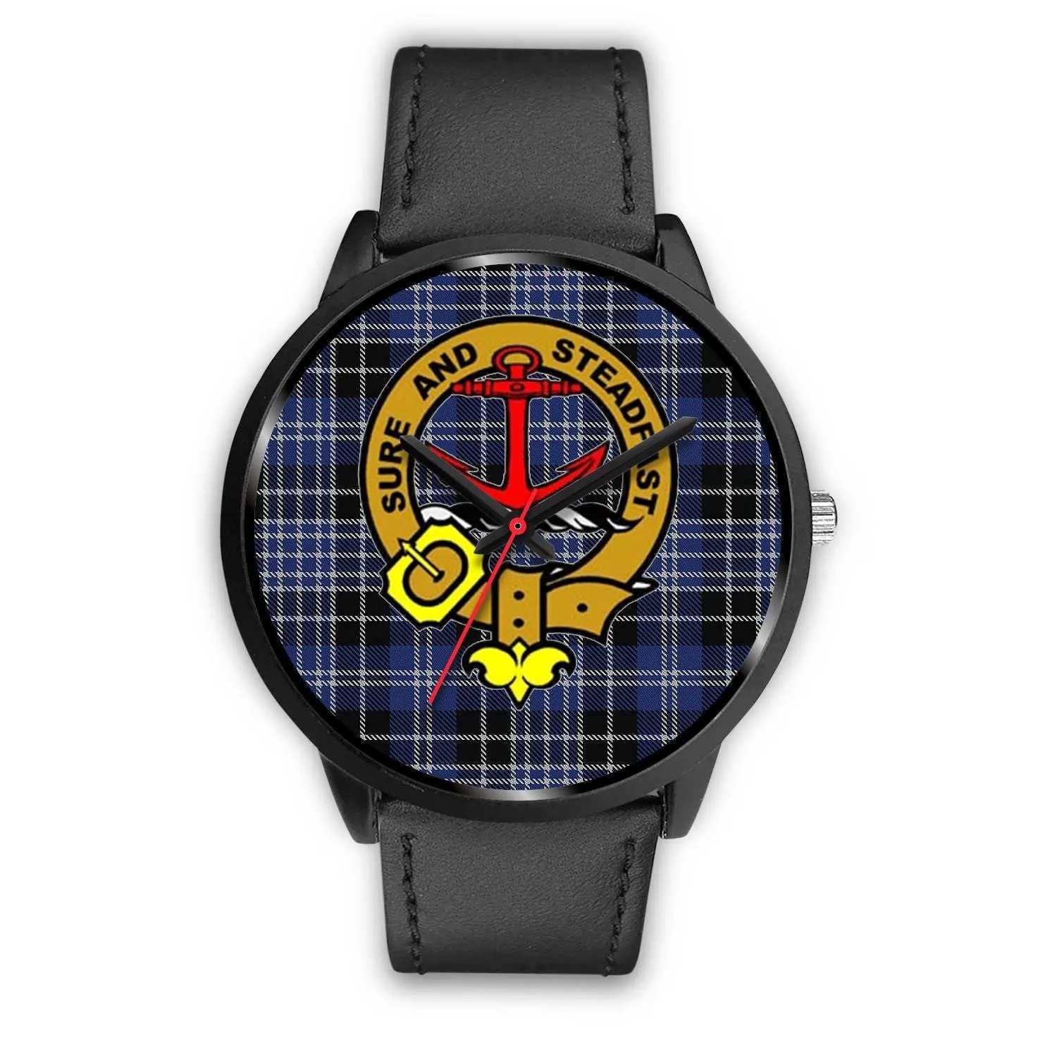 Clark Clan Badge Tartan Black Watch