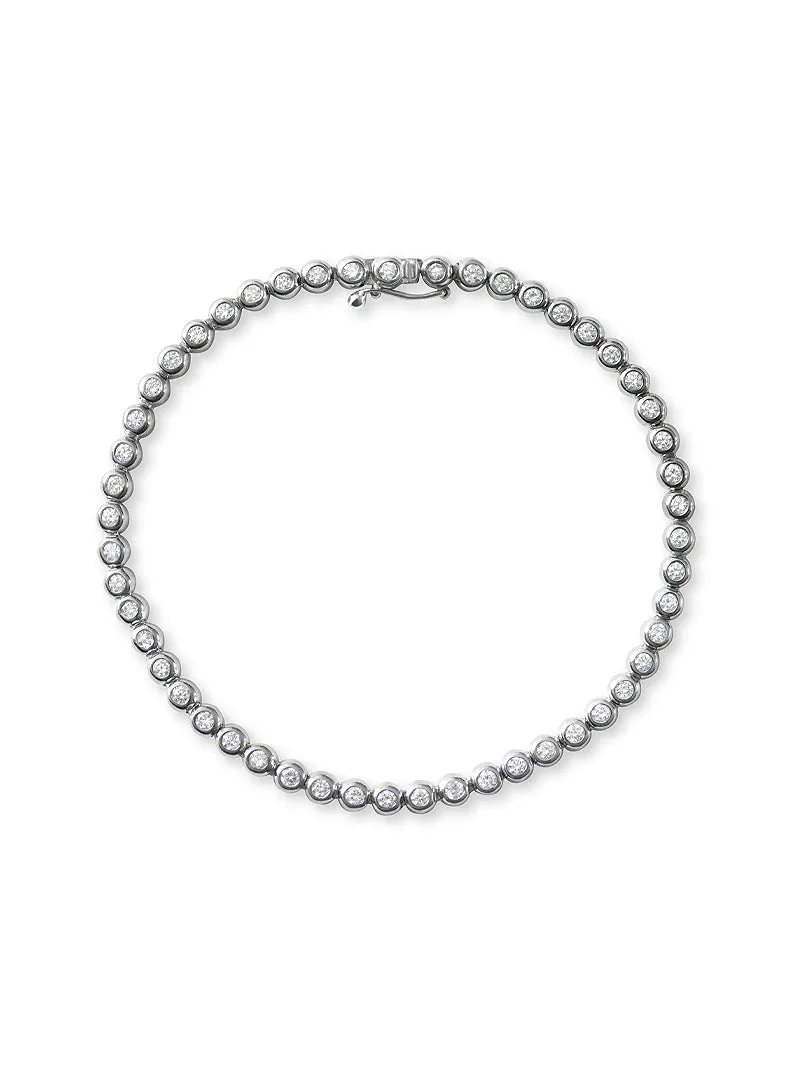 Classique Julia Bezel Tennis Bracelet
