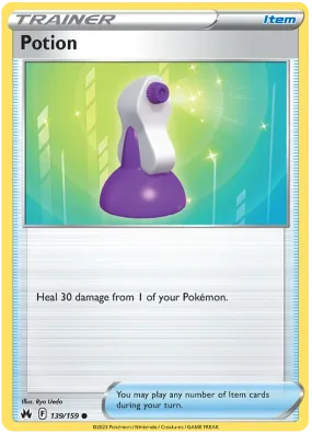 [Collector Troves] Pokemon Sword & Shield Crown Zenith Trainer Potion Card