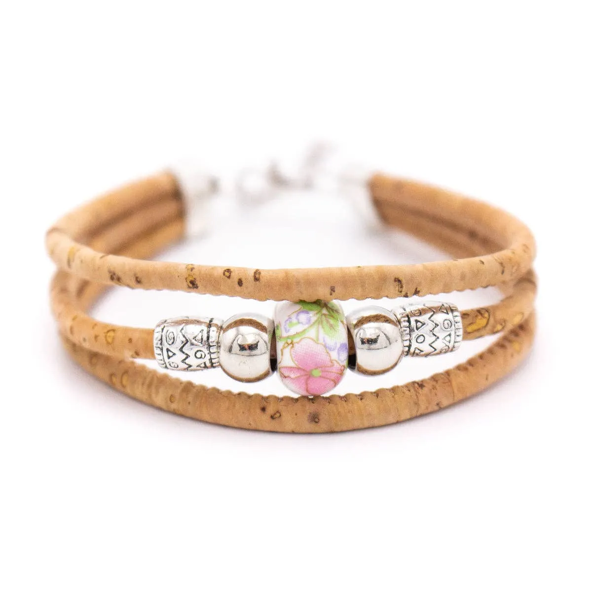 Colored porcelain beads handmade bracelet for women BR-462-MIX-5