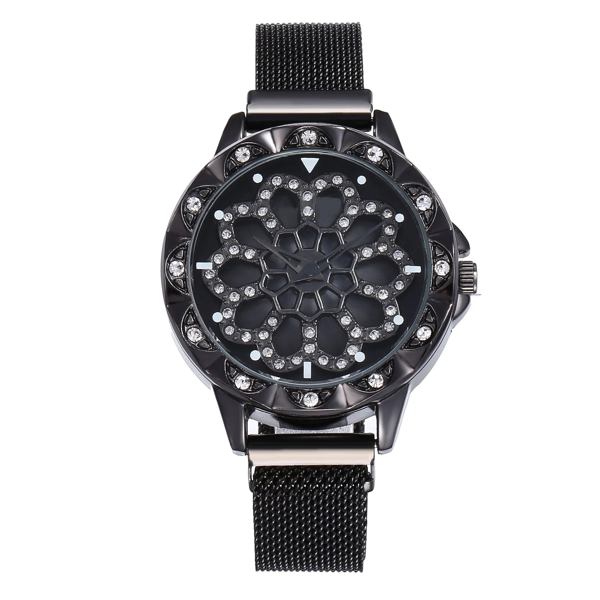 Dial Women's Watch Lazy Magnetic Buckle Milan Quartz Watch
